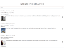Tablet Screenshot of intenselydistracted.com